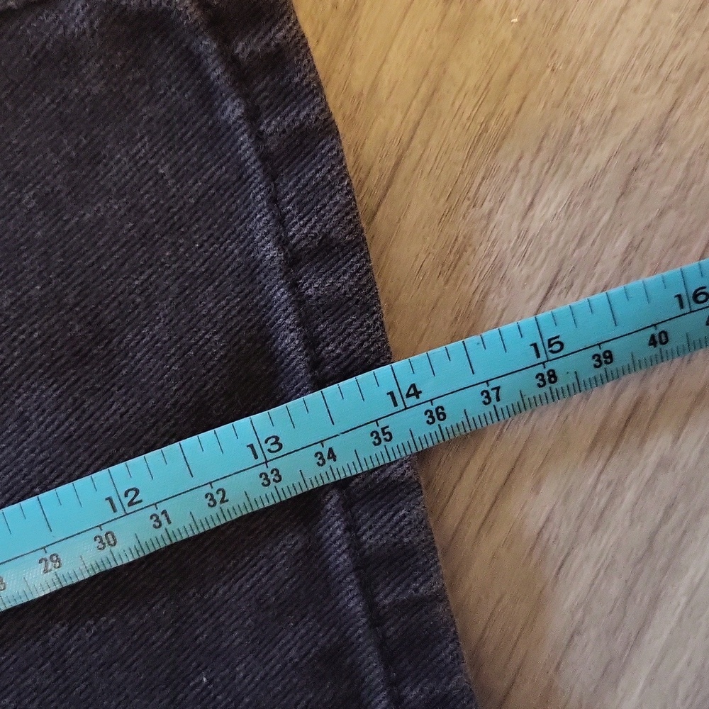 Black Denim Button-Up Skirt - Picture 6 of 6